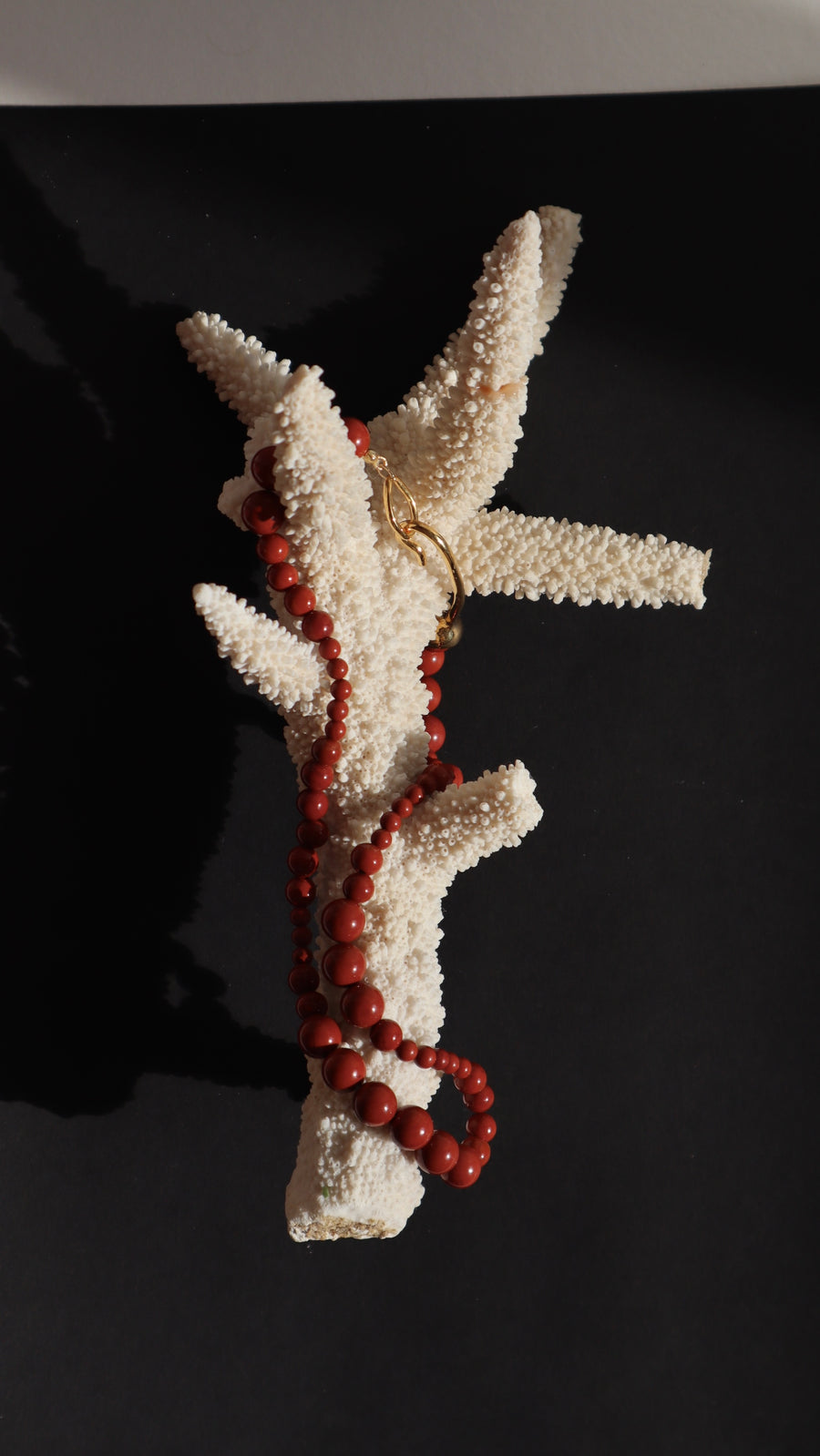 Collier Jaspe rouge