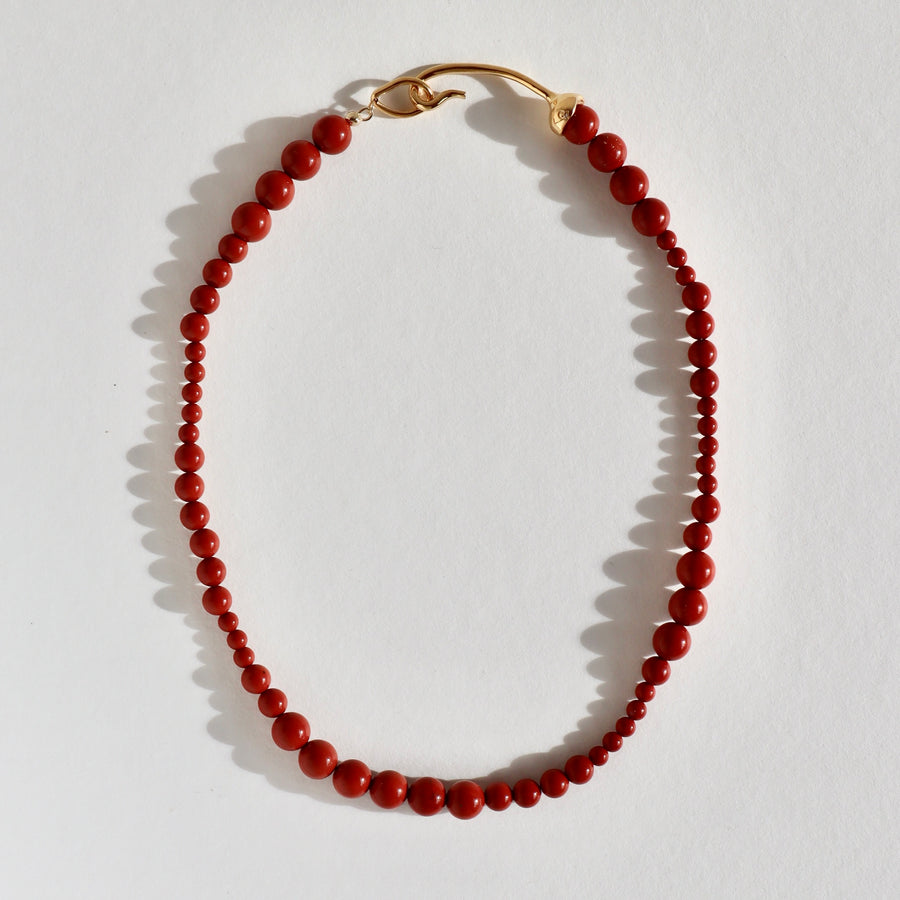 Collier Jaspe rouge