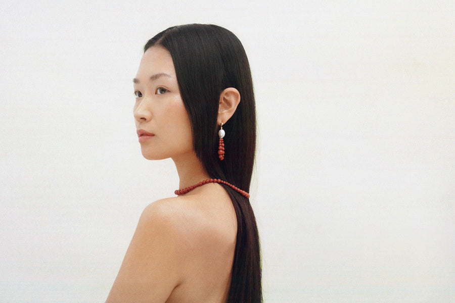 Collier Jaspe rouge