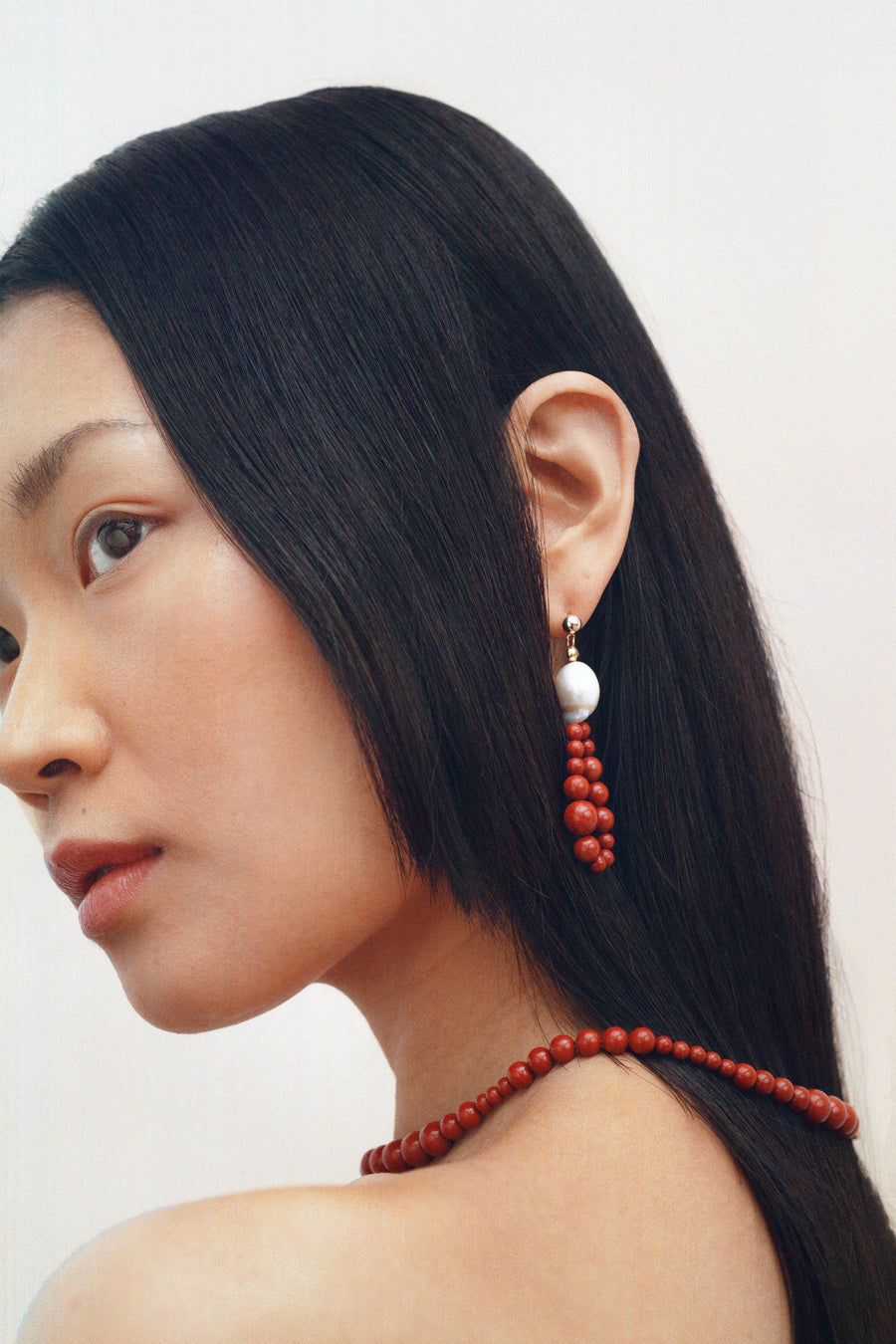 Collier Jaspe rouge
