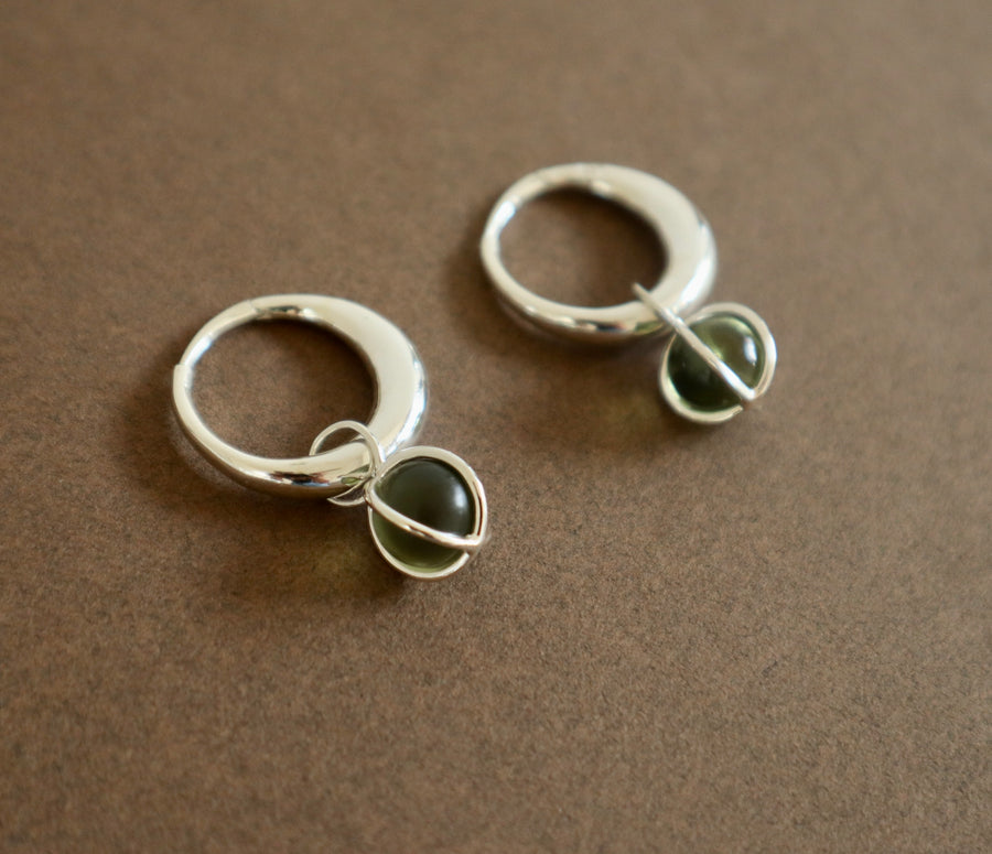 Lucia silver earrings