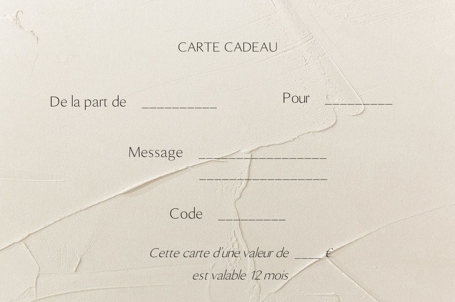 Carte Cadeau