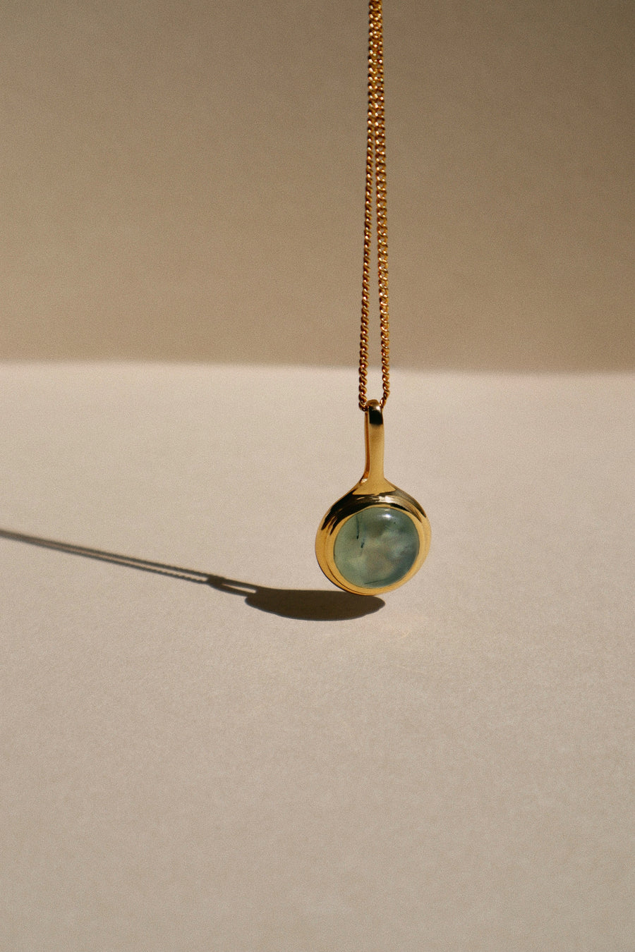 Prehnite necklace