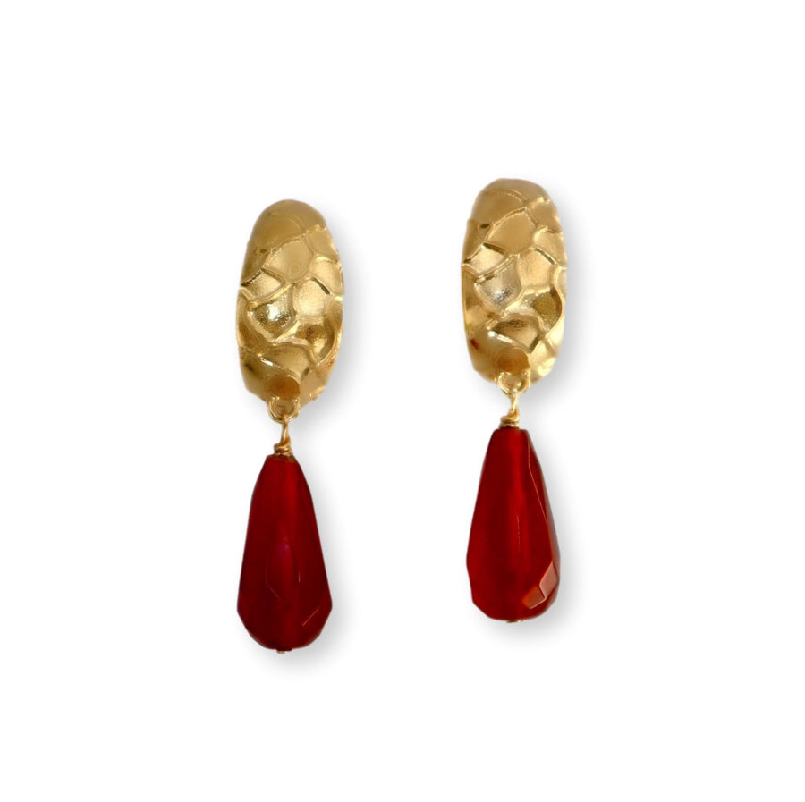 La Lagune Carnelian earrings